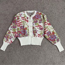 Zara Cardigan Floral Knit