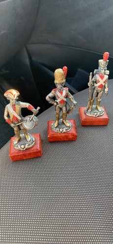 Soldatini argento smaltati - argento,