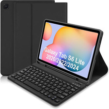 Custodia Tastiera per Tablet Samsung Galaxy Tab S6 Lite 2024 10,4 Pollici, Itali