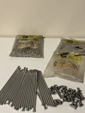 BMW R50 50S 60 69S 40 x raggi+nippli NOS ORIGINAL KLEEBLATT Speichen Rayon Spoke