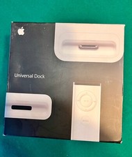 APPLE DOCK UNIVERSALE ORIGINALE IPOD DOCKING STATION A1256 ADATTATORE REMOTO MB125G/A