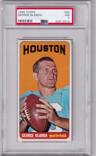 1965 topps football george - topps, football,