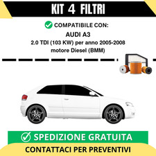 Kit 4 Filtri Tagliando per