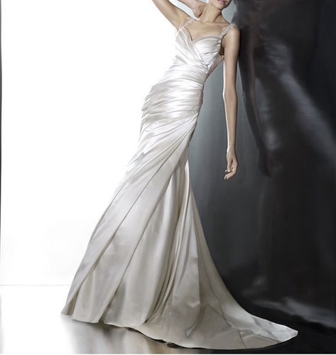 Pronovias prunella ivory satin - pronovias,
