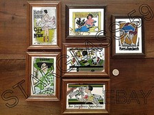 6 SPECCHIETTI CORNICE IN LEGNO