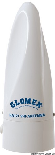 Antenna vhf nautica - antenna, glomex