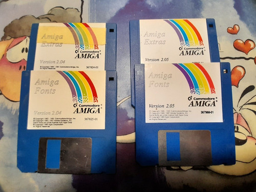 Lotto dischetti amiga - dischetti, --