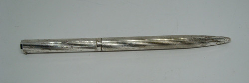Penna argento vintage completa - argento,