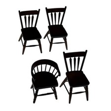 Set 4 sedie casa delle bambole