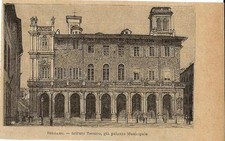 Stampa antica bergamo - stampa, palazzo