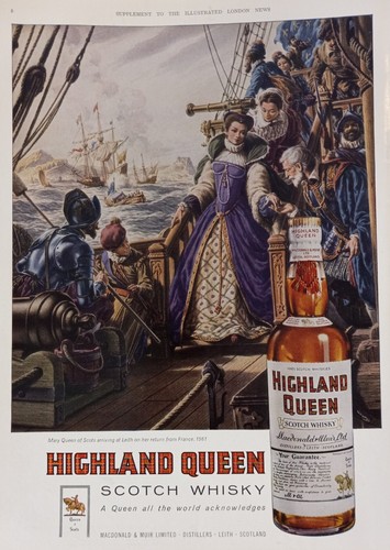 1960 highland queen scotch - 1960's,