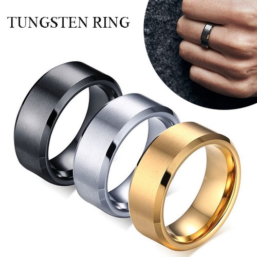 Anello uomo tungsteno 8 - da,