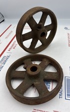 Coppia Ruote Vintage Acciaio