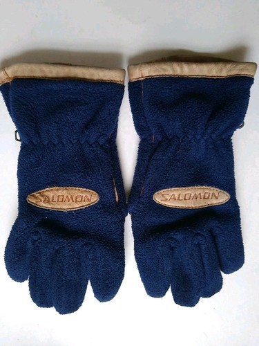 Guanti vintage salomon blu - guanti,