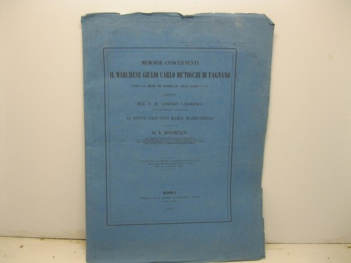 Calogera angelo memorie - calogera', angelo,