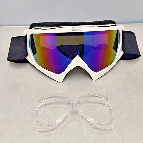 Maschera sci cross bianca - maschera, sci/cross
