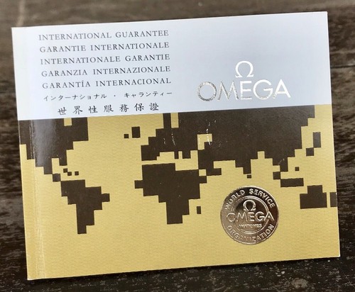 Omega certificate guarantee - omega,