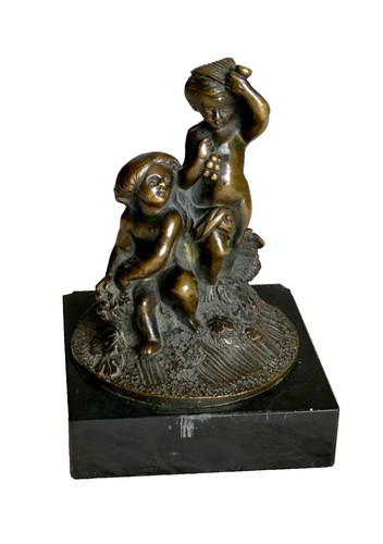 Sculpture bronze xixé groupe - bronze,
