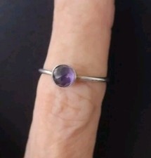 Pandora February Droplet Ring