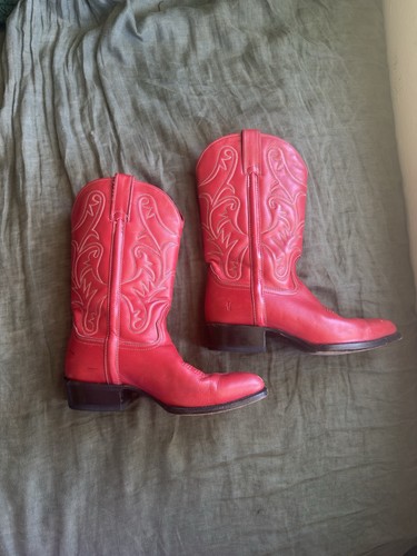 Stivali cowboy rossi pull - da,