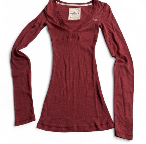 Maglione donna hollister rosso - maglione,