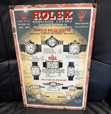 enamel signs advertising rolex