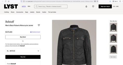 Nwt belstaff roberts 0 - roberts, 2.0