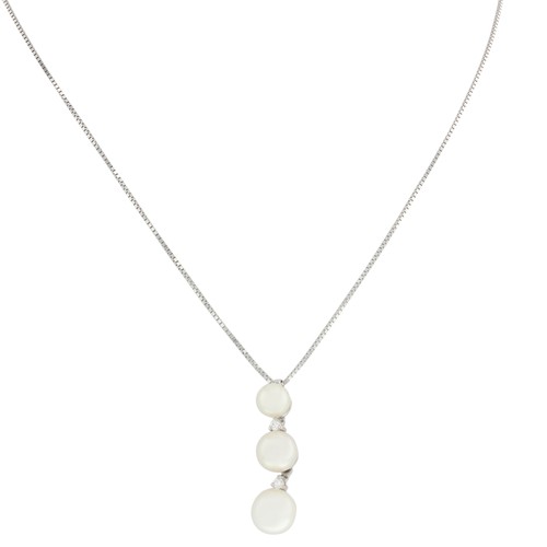 Collana salvini diamante perla - collana,