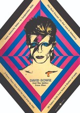 DAVID BOWIE REPLICA POSTER CONCERTO QUALITÀ FOTO CARTA O TELA R130