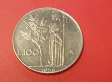Repubblica italiana moneta 100 - italiana,