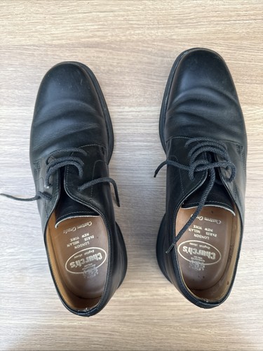 Church black leather plain - church's,