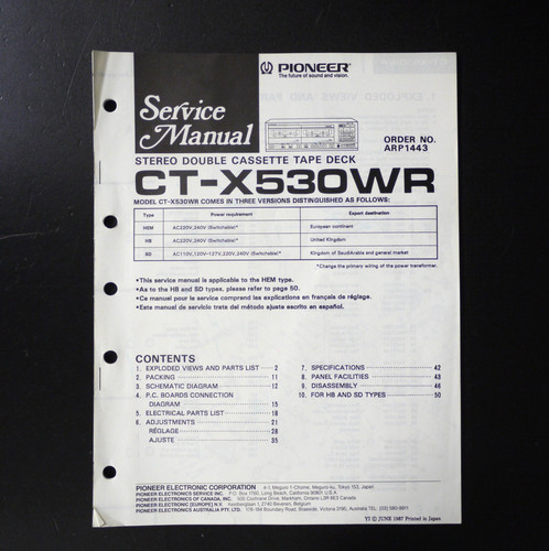Originale pioneer x530wr - originale,