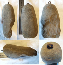 ANTICO CONTRAPPESO IN PIETRA PER OROLOGIO O PENDOLA O GIRARROSTO 1700 1800.