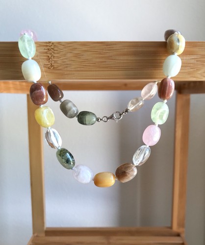 Collana quarzo ialino rosa - quarzo,