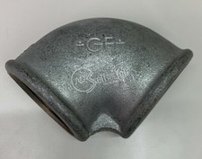 GOMITO 2'' GF FEMMINA IN FERRO ZINCATO CURVA 90° RACCORDO IRRIGAZIONE IDRAULICA 