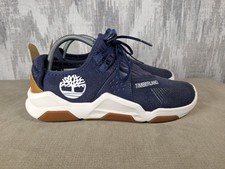Scarpe da ginnastica uomo Timberland Earth Rally taglia UK 7 blu navy Flexi Oxford maglia