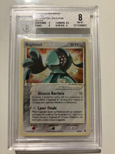 Carta pokemon registeel gold - carta,