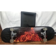 Chrome wheels Skateboard 31”