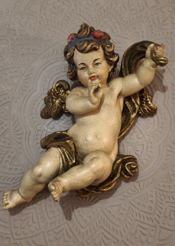 Vintage antico putto alato - putto,