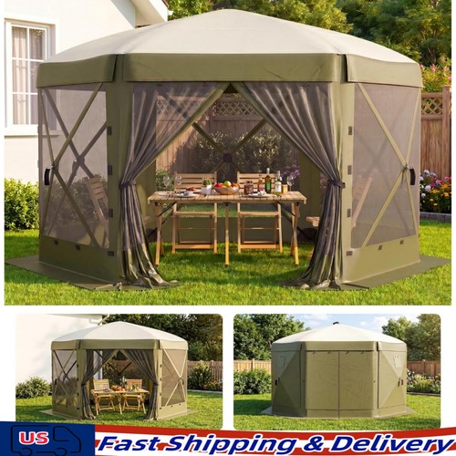 8x8ft pop gazebo with - up,