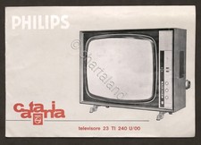 Brochure Philips - Televisore 23 TI 240 U/00 - Anno 1963