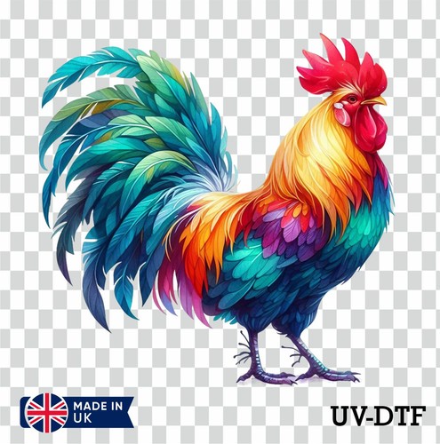 Adesivo gallo dtf - adesivo,