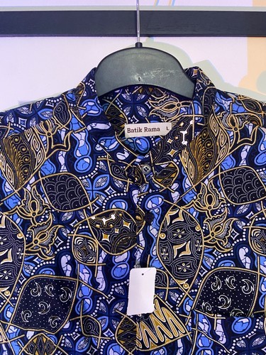 Camicia uomo batik indonesiana