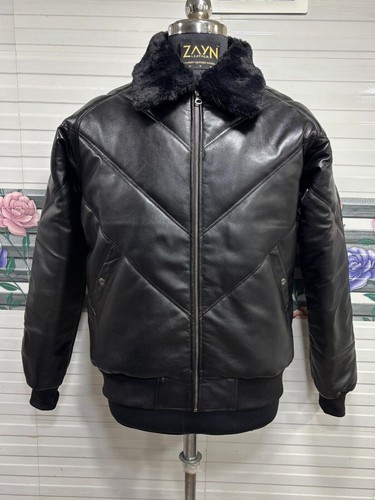 Giubbotto uomo nero - , pelle