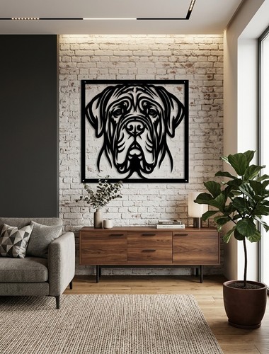 Quadro metallo mastino - quadro, in