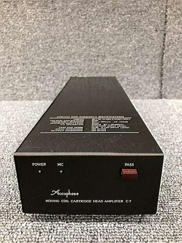 Accuphase stereo mc head - accuphase, c-7