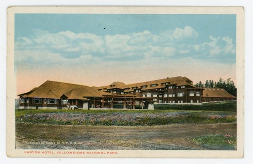 Cartolina epoca yellowstone - cartolina, d'epoca