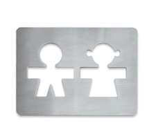 SOTTOPENTOLA SOTTOBICCHIERE LUI E LEI SPOSI METALLO BOMBONIERA MATRIMONIO NOZZE