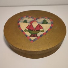 Scatola in Legno Natale - Babbo Natale - Merry Christmas 