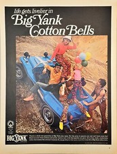 BIG YANK COTTON BELLS-Big Yank-Play Jeans-Modelli Stampe-1968 Pubblicità Stampa Vintage!